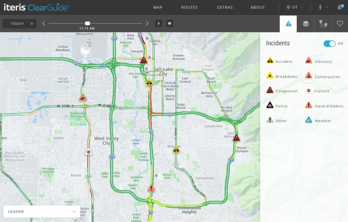 View accidents and incidents