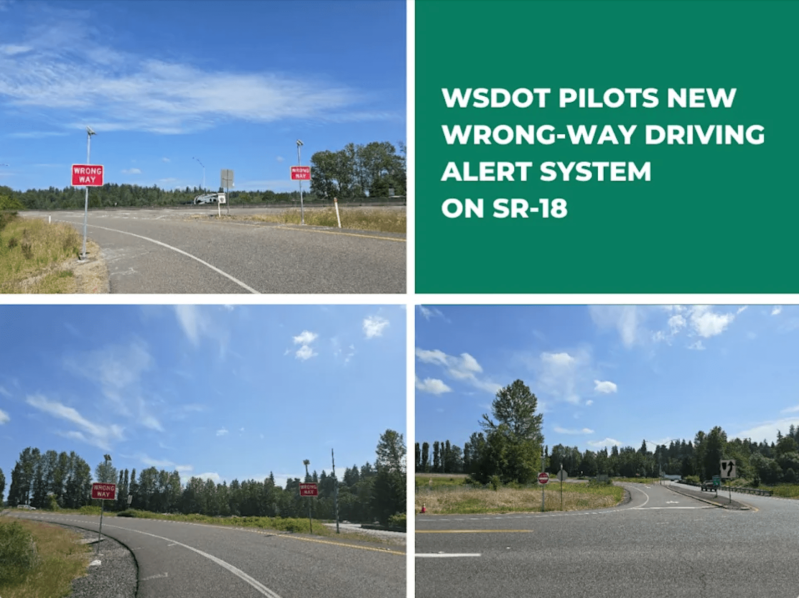 wrong-way driving alert system