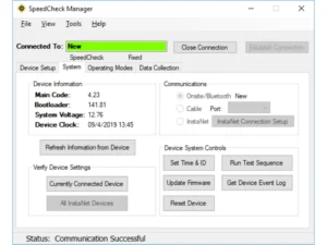 SpeedCheck Manager