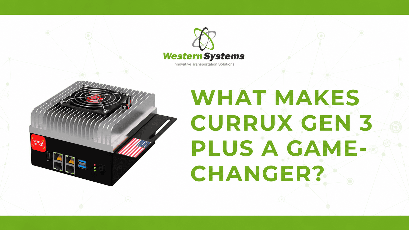 Currux Vision Gen 3 Plus AI edge server for Smart City ITS traffic systems